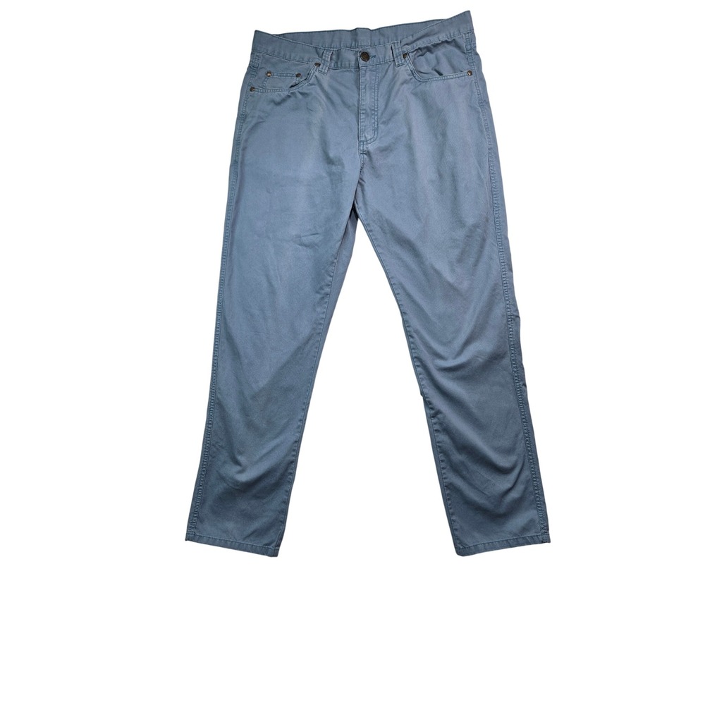 Nat Nast Chino Pants Mens 36 Blue Cotton Straight Leg Casual Preppy Casual